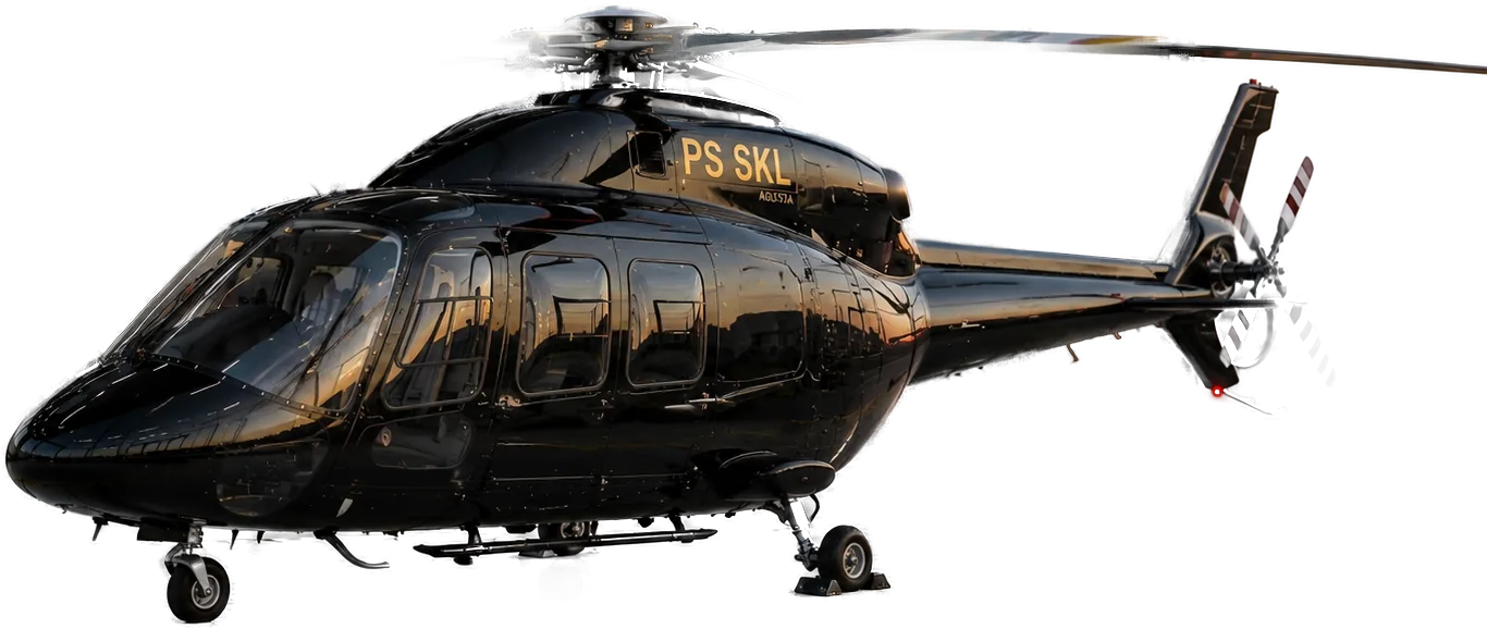 Agusta, aeronave da frota VOE Táxi Aéreo